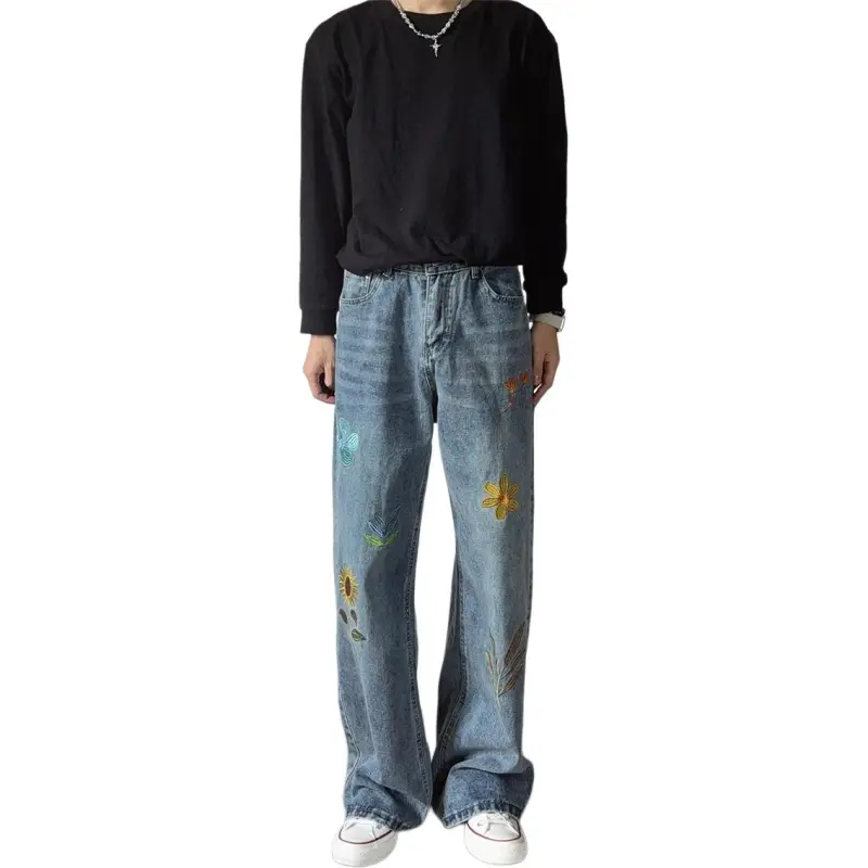 DUATOGE Jeans Men Blue -2