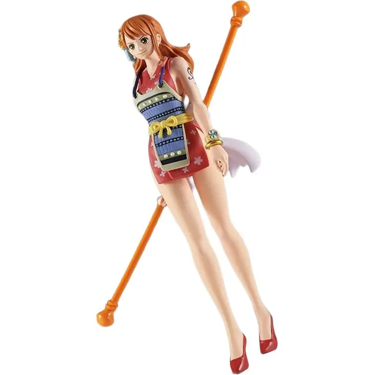 BANDAI Nami One Piece Departure Sparkling Charming Warrior Outfit, Figure Hobby Model Ornament Bonus Gifts-1