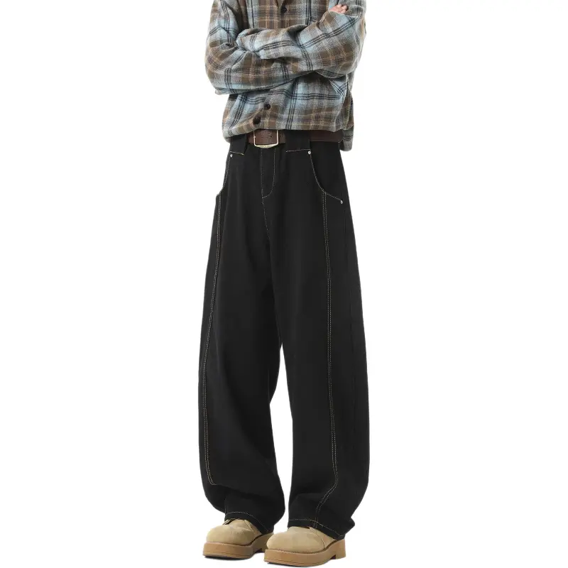 GROGNAK Jeans Unisex Black-1