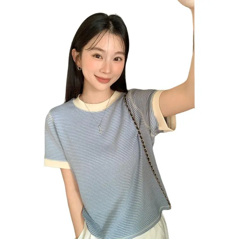 Mu Xiao Xin T Shirts Women's Blue-3