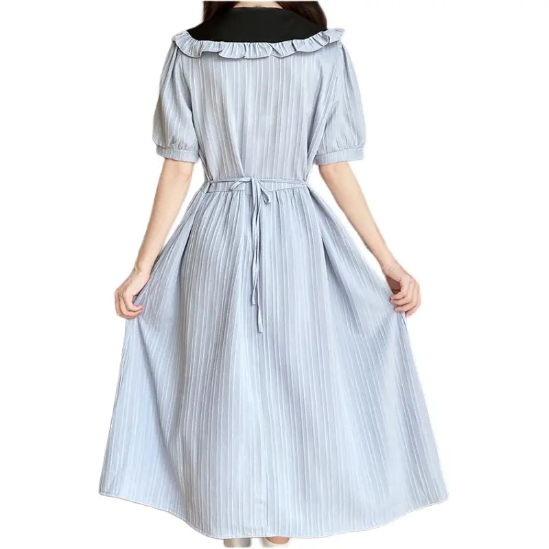 Mu Qingqing Short Sleeved Dress Women's-1