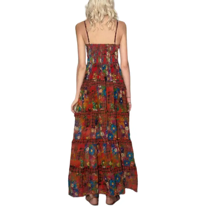 PLAY BUSH Slip Dress Women's Red-1