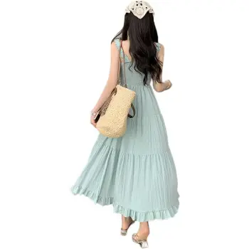 ZCDECO Slip Dress Women's Mint Milk Green