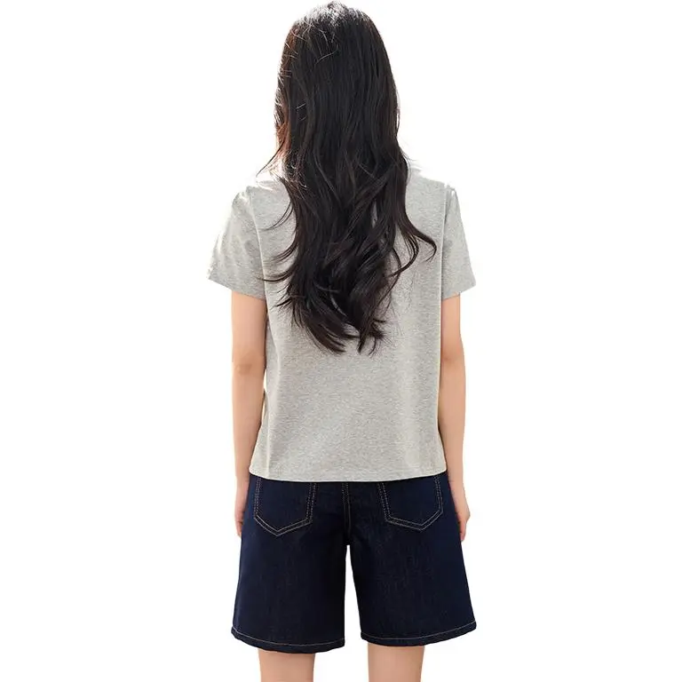La Chapelle T Shirt Women's Gray-3