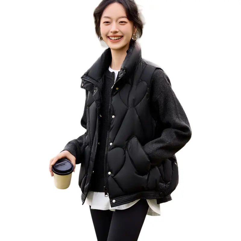 Mo Han Yi Mei Vest Women's Black-3