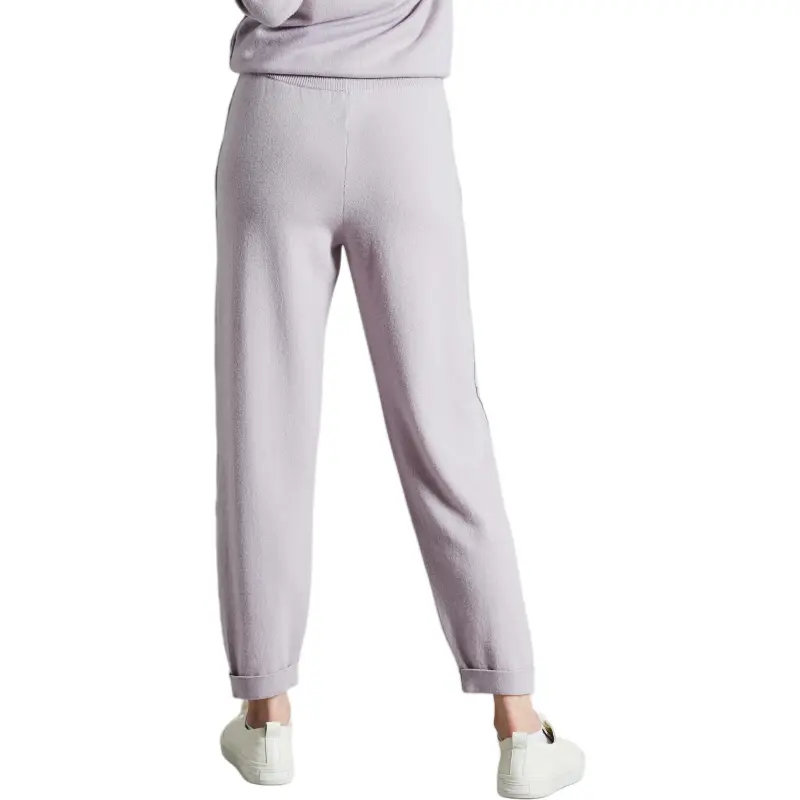 COLOMBO Knitted Sweatpants Women's Light Purple-1