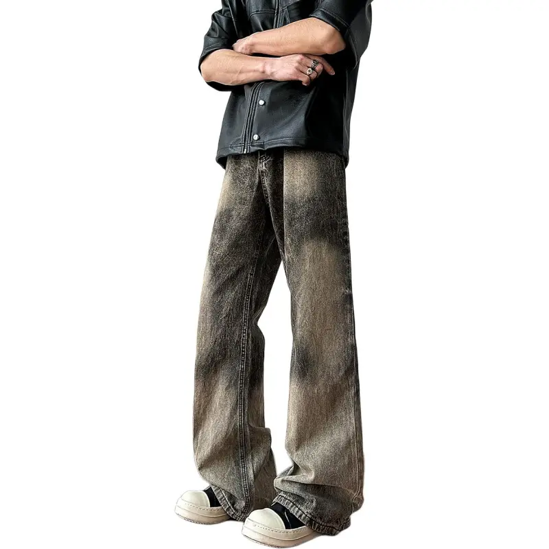 KAIPAINEN Jeans Unisex Yellow Mud-2