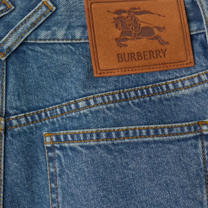 Burberry SS25 Denim Shorts Women's Blue-5