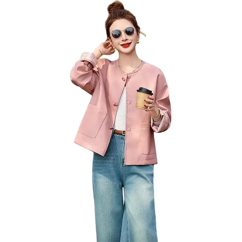 Yi Mengyuan Leather Jacket Women's-10