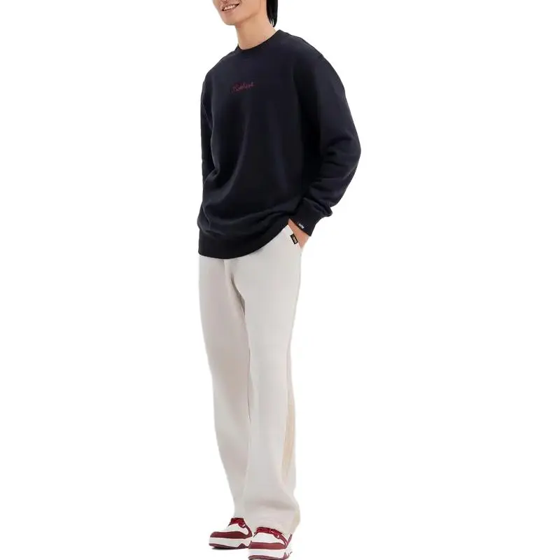 DECATHLON 500 Series FLEECE SWEATER CREW NECK Sweatshirt Men's Black-5