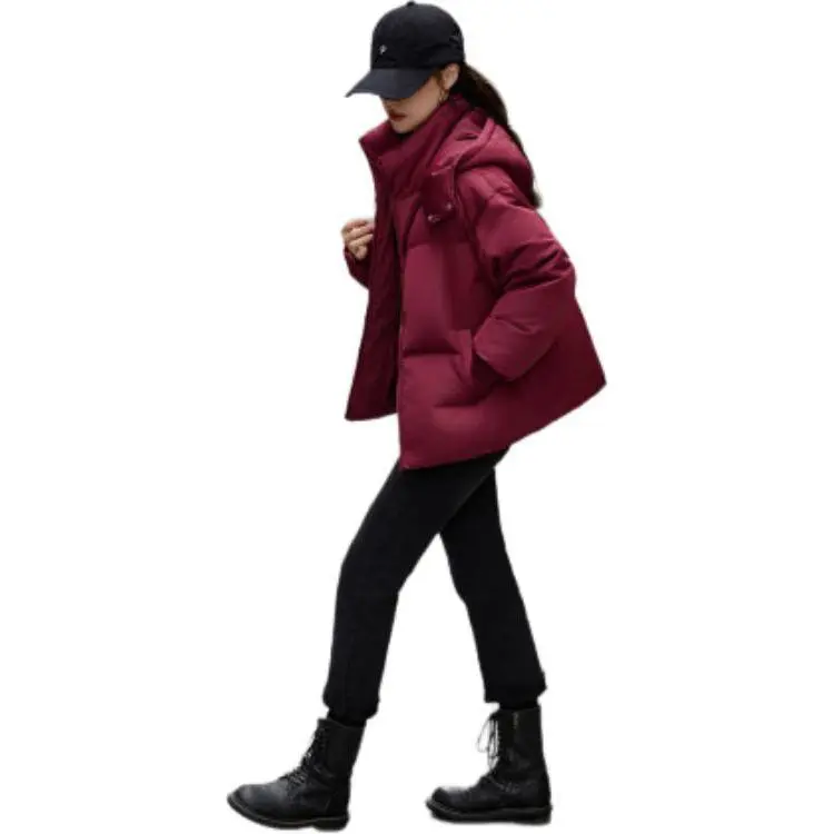 【dme】 Puffer Jacket Women's Maroon-3