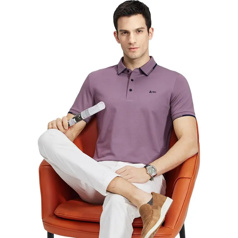 FIRS Polo Shirts Men Lilac-4