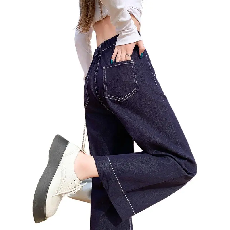 Mu Xiao Xin Jeans Women's Denim Blue-5
