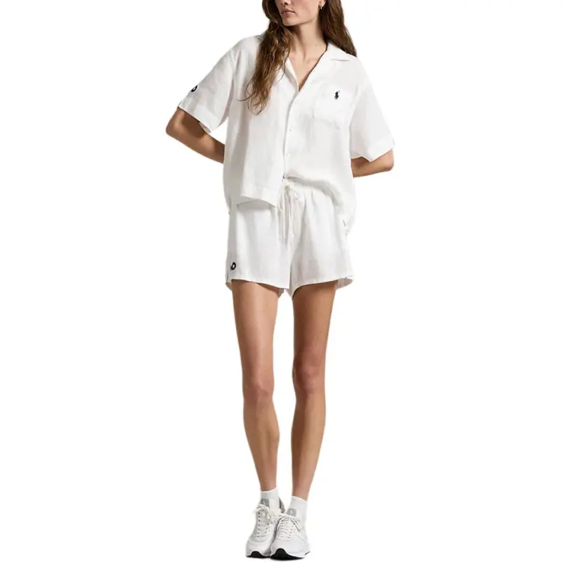 Polo Ralph Lauren 2025 Australia Tennis Open Commemoration Capsule Collection FW24 Casual Shorts Women's White-1