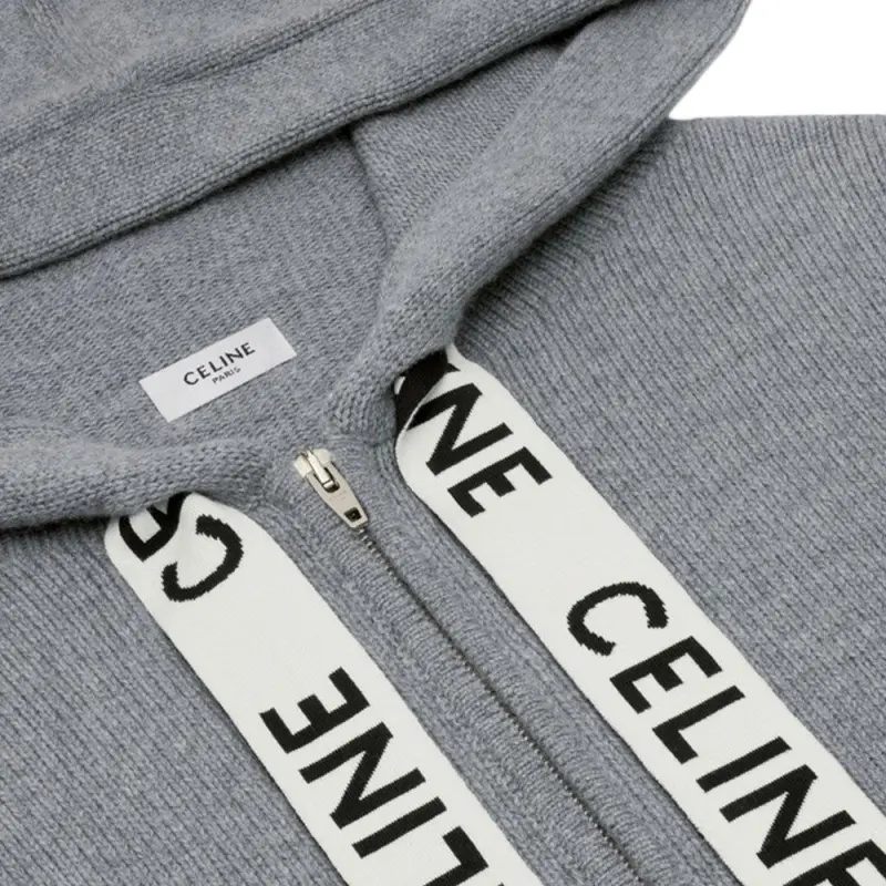 CELINE Sweatshirts Women's Gray-2