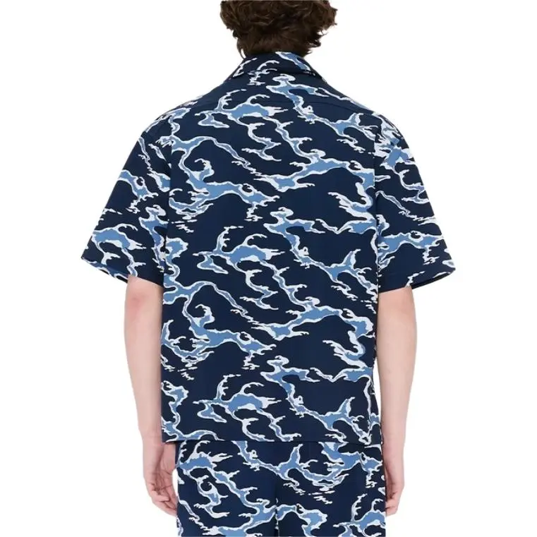 KENZO Shirts Men Blue-4