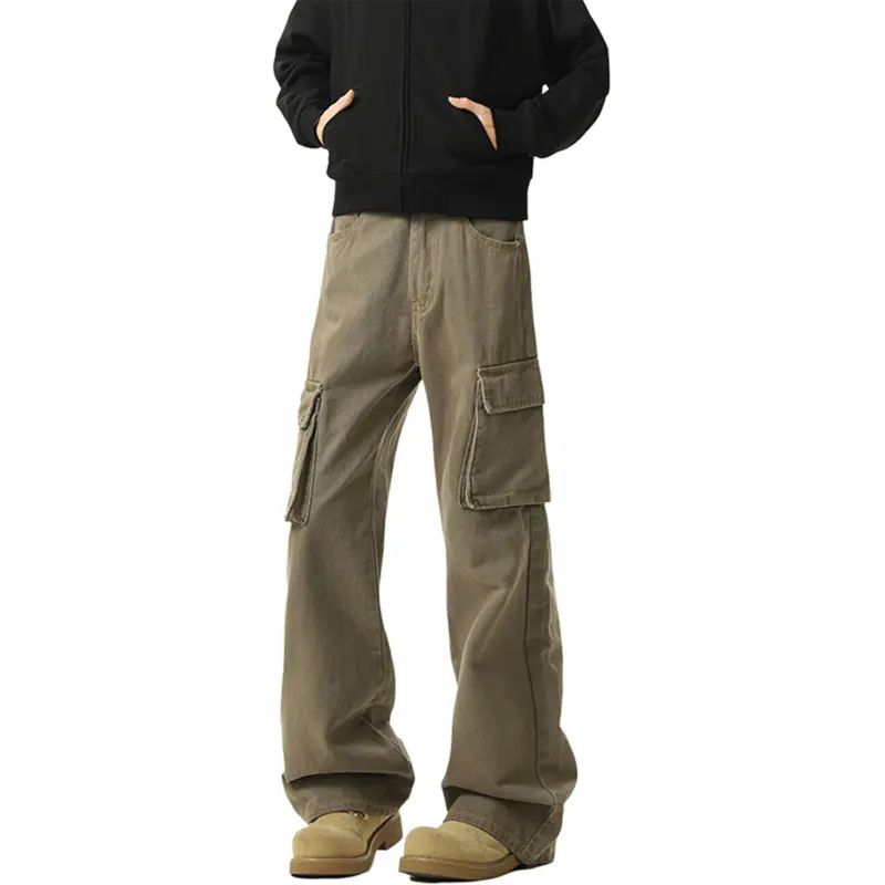 KSEK Jeans Unisex Khaki-2
