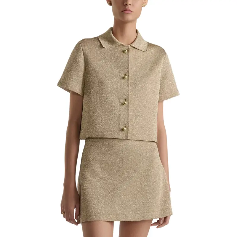 DIOR Shirts Women's Gold-2