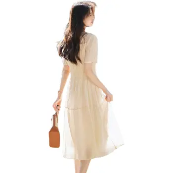 Like The Age Of Water Short Sleeved Dress Women's