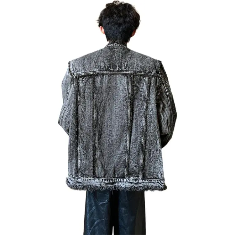 MIIRACER Denim Jacket Unisex Black-1