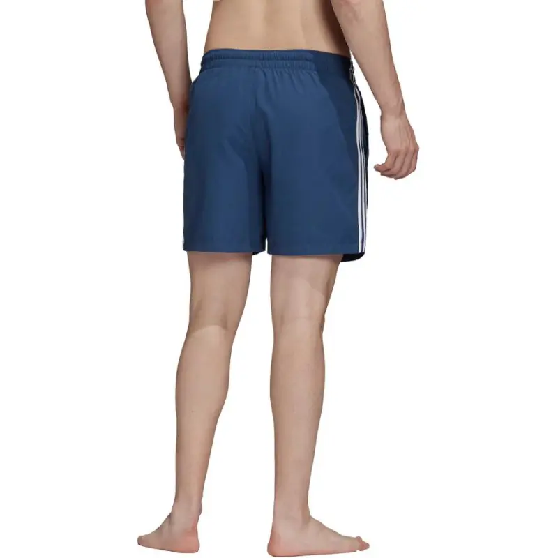 Adidas Originals 3 Stripe Swimming Shorts Men's Blue-4
