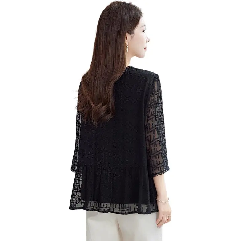 Yi Mengyuan Silk T shirt Women's-2