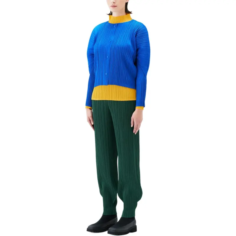 PLEATS PLEASE ISSEY MIYAKE Plissé Tapered Leg Trousers-3