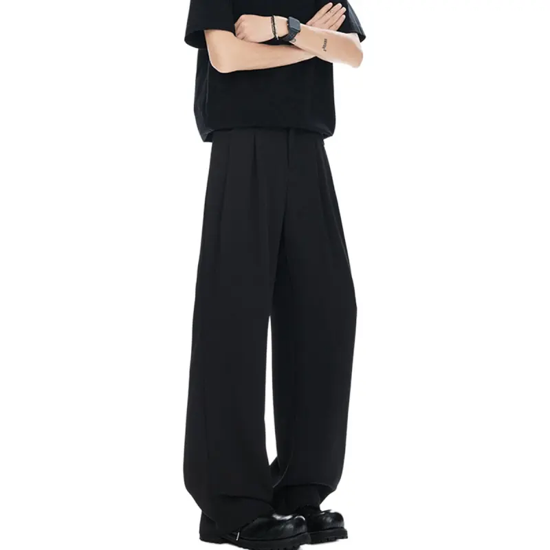 ROSECREED Casual Pants Unisex Black Comes With Perfume-2