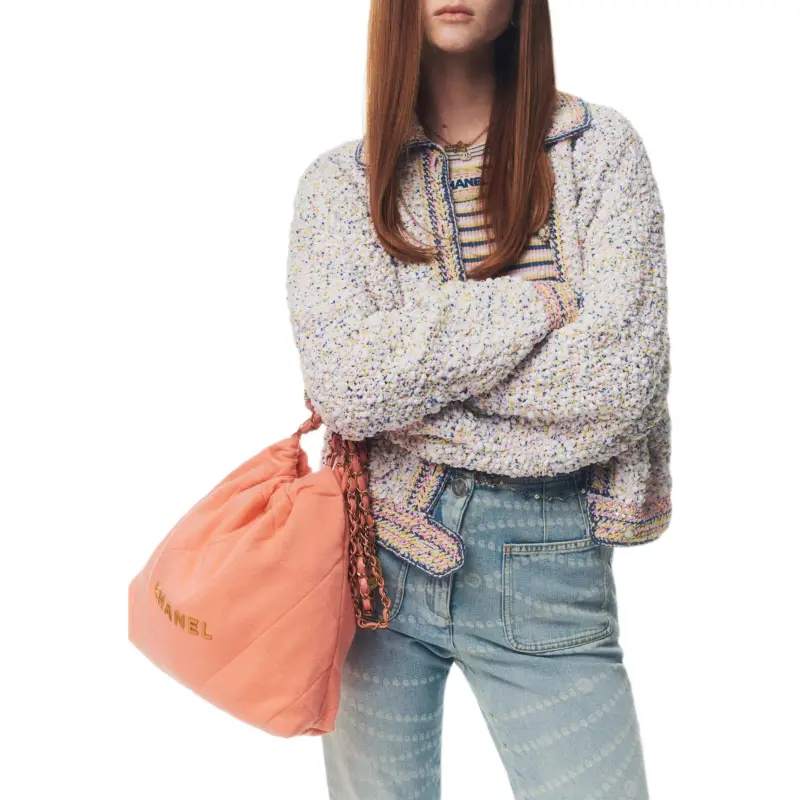 CHANEL 25P Jeans Women's Light Blue-1