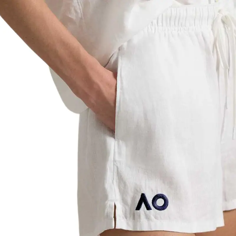 Polo Ralph Lauren 2025 Australia Tennis Open Commemoration Capsule Collection FW24 Casual Shorts Women's White-4