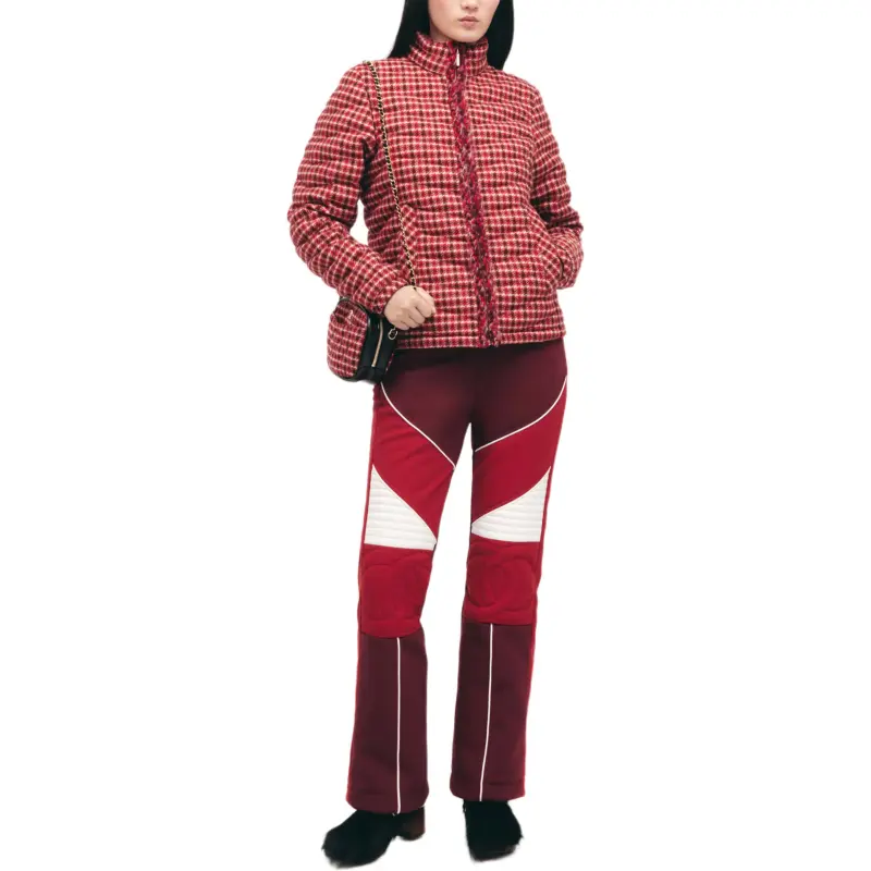 CHANEL 24N Neige Skiing Collection Casual Pants Women's Red White-1