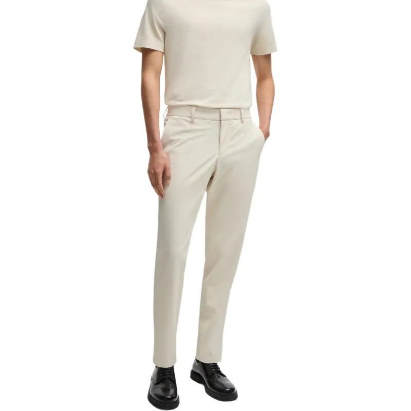 HUGO BOSS FW24 Casual Pants Men's White-2