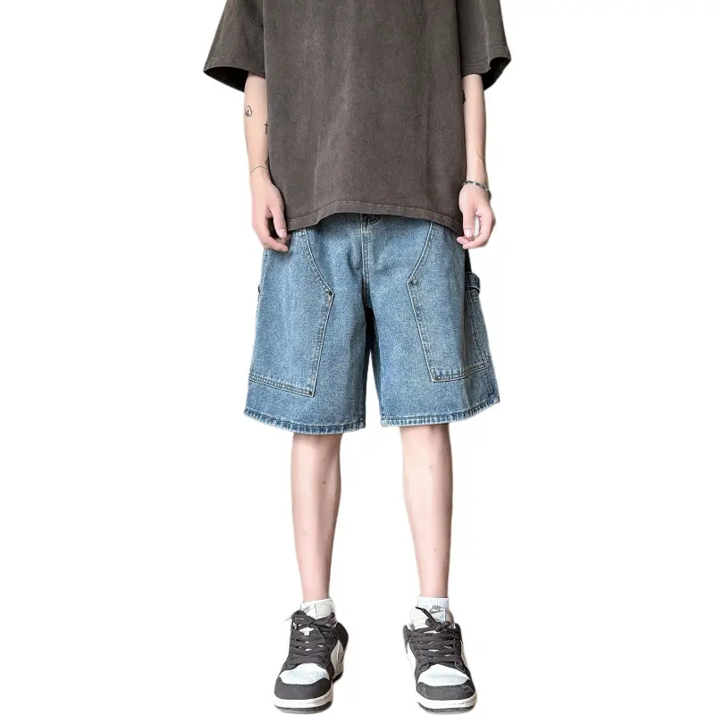 Teddy Bear Collection Denim Shorts Unisex-6