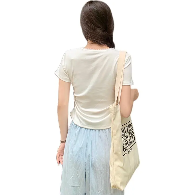 Mu Xiao Xin Set in Sleeve T Shirt Women's-6