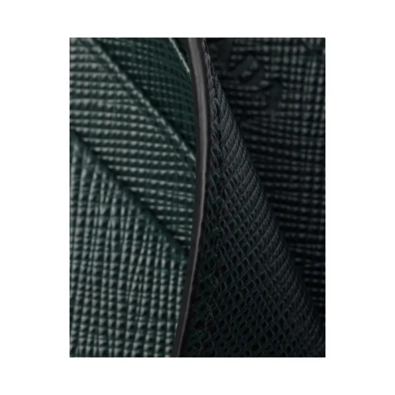 PRADA Saffiano Calfskin Card Holder Women's Emeralds-2