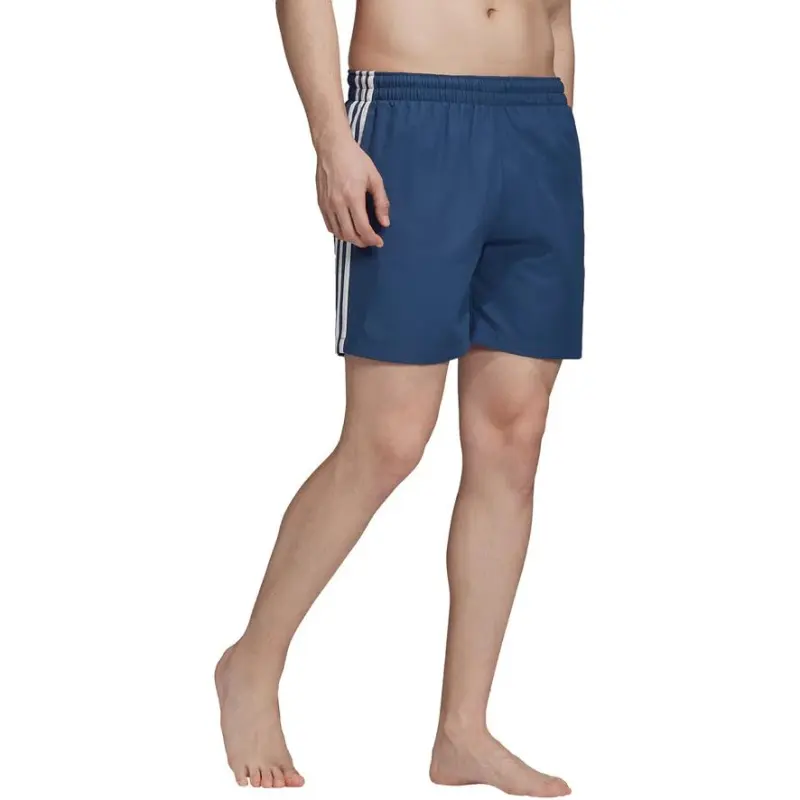 Adidas Originals 3 Stripe Swimming Shorts Men's Blue-3