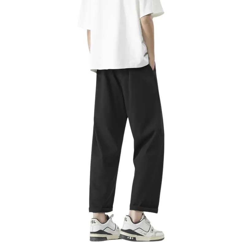 JIMI&JONS Casual Pants Unisex Black[Includes T Shirt And Shorts]-1
