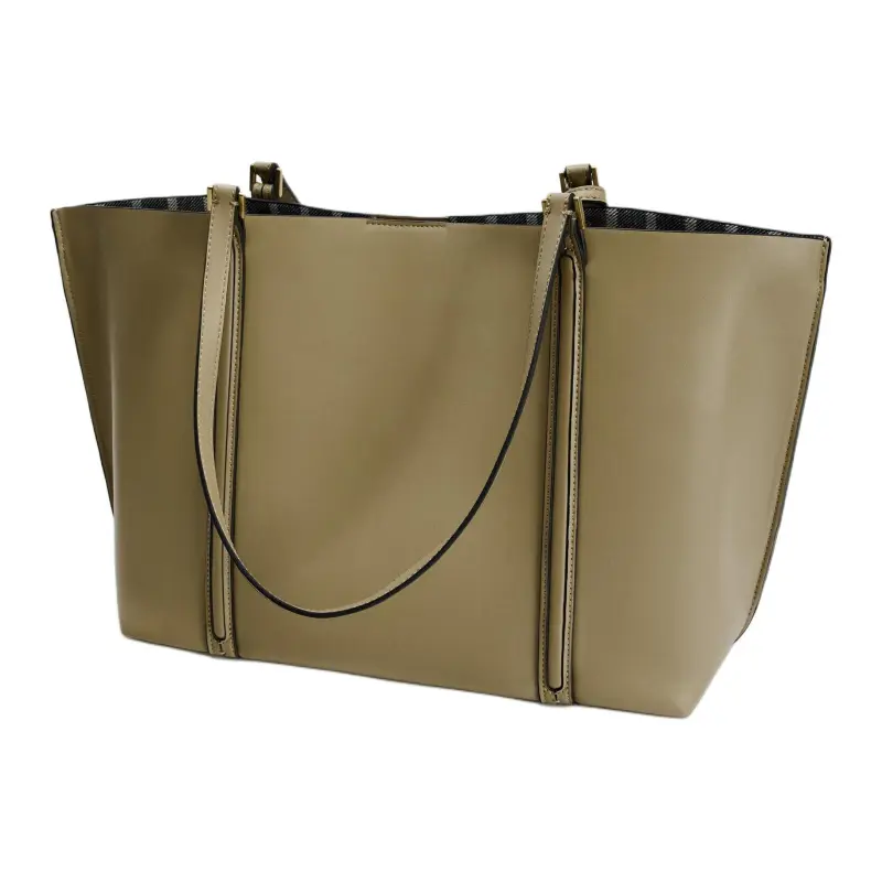ZARA PU Tote Bag Shopping Bag Handbag Shoulder Bag Women's Green-3
