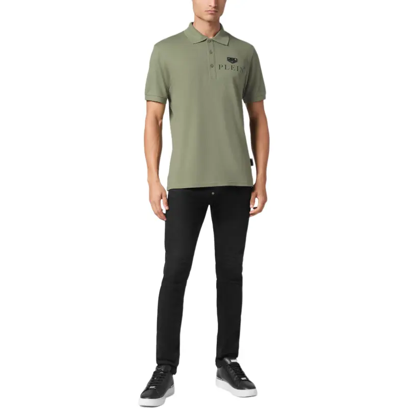 PHILIPP PLEIN Iconic Plein Short sleeve Polo Shirt-1