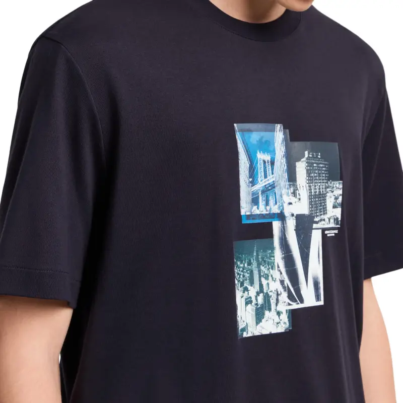 ARMANI EXCHANGEAE T Shirt Men's Blue-4