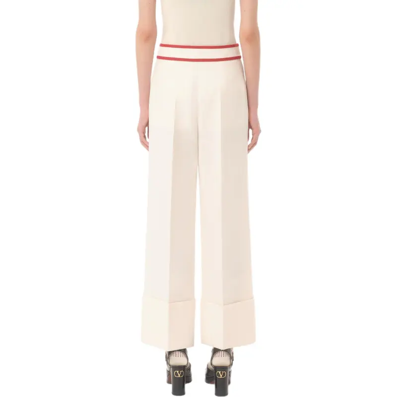 Valentino Crepe Couture Trousers-3