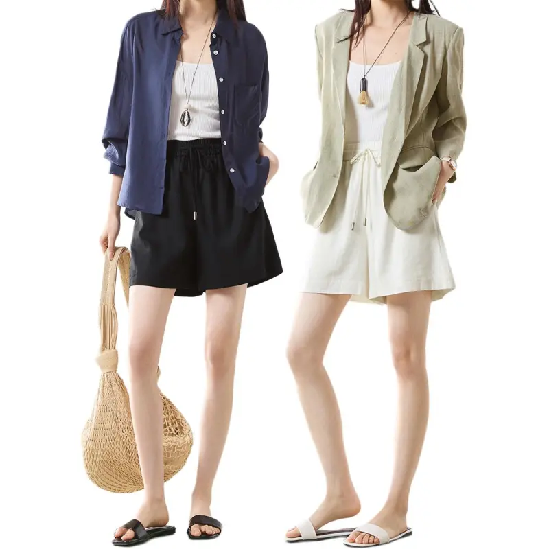 Mo Han Yi Mei Casual Shorts Women's-2