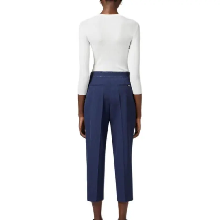 Elisabetta Franchi V neck Ribbed Top-3