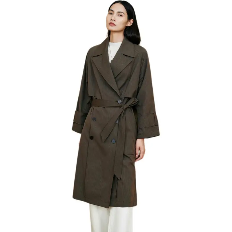 INSUN Trench Coat Women's Army Green-0