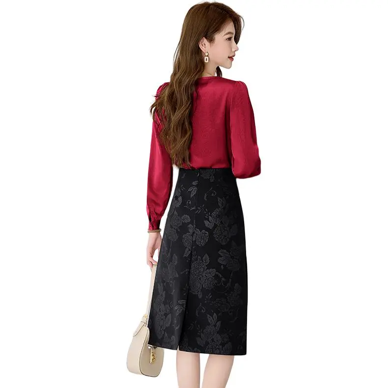 La Chapelle Two Piece Skirt Sets Women's-0