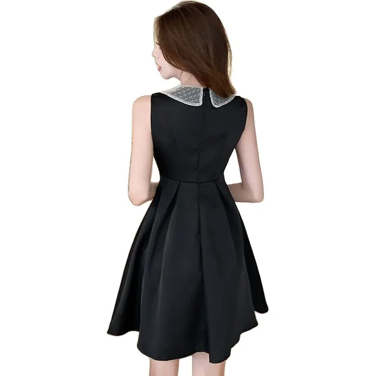 Icicofficial Sleeveless Dress Women's Black-0