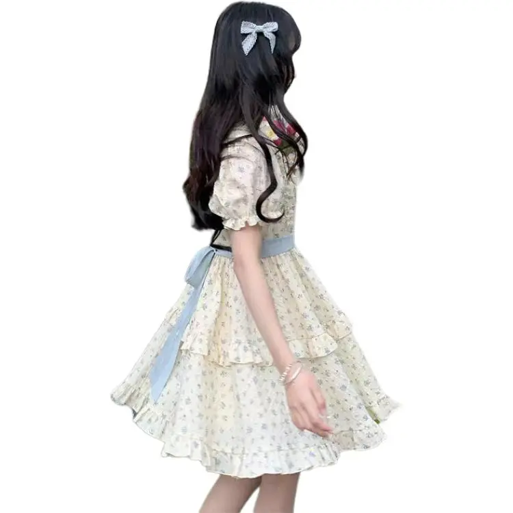 Mu Xiao Xin Short Sleeved Dress Women's-12