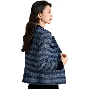 Mylan Cropped Coats Women's Blue