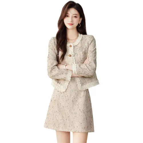 Like The Age Of Water Spring Fall Long Sleeved Dresses Loose Fit Women's