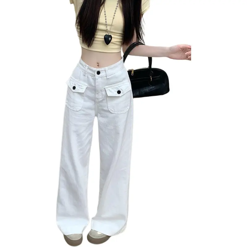 GOSO Cargo Pants Women's White-1